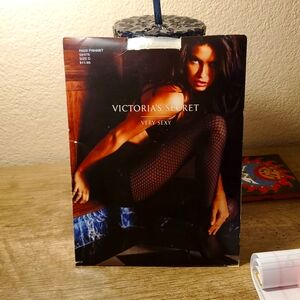 Victoria's Secret Very Sexy White Fishnet Pantyhose